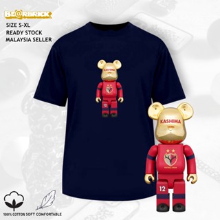 RARLON UNISEX BEARBRICK T-SHIRT SHORT SLEEVE COTTON PRINTED TEE BAJU T SHIRT ROUND NECK WOMEN MEN COUPLE OVERSIZE_01