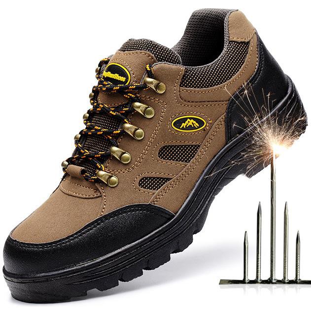Safety Boots 238 บาท รองเท้าเซฟตี้ รองเท้าเซฟตี้พร้อมส่ง หัวเหล็กSafety Shoes รองเท้าเชื่อม ป้องกันการชนและป้องกันการแท Men Shoes