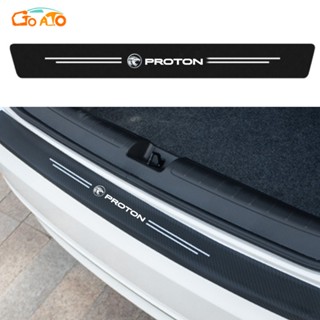GTIOATO สติกเกอร์ท้ายรถ คาร์บอนไฟเบอร์ สติกเกอร์ติดรถ สติ๊กเกอร์กันรอย ฟิล์มกันรอยรถยนต์ กันรอยประตูรถยนต์ สติกเกอร์ตกแต่งรถยนต์ สติ๊กเกอร์ติดรถ ของแต่งรถยนต์สำหรับ Proton Exora Wira