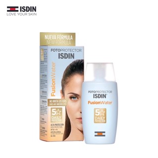 Fotoprotector ISDIN น้ําฟิวชั่น SPF 50 สีทอง และสีฟ้า 50 มล.