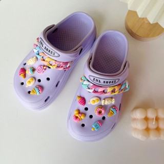 Croc Jibz กระดุม จี้รูปหัวใจ DIY สําหรับรองเท้า