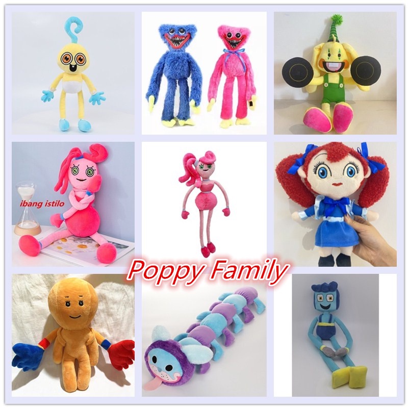 ใหม่ Poppy Playtime PJ PUG ของเล่นตุ๊กตา Chapter 2 หมอน MOMMY ยาว LEGS ตุ๊กตาตุ๊กตา 60/80/100 ซม.Huggy Wuggy Kissy Missy