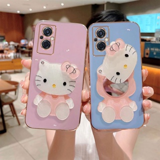 เคสโทรศัพท์มือถือ แบบนิ่ม ลายคิตตี้ 3D มีกระจกแต่งหน้า หรูหรา สําหรับ Motorola Moto G60 G52 G50 G30 G22 E20 G20 G10 G40