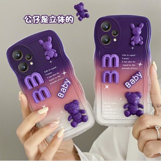 เคส realme 9pro plus เคส Realme 9 เคส Realme 9pro Plus 9i 5i 5S C3 6i ขอบหยัก เคสโทรศัพท์ น่ารัก เคสรูปสามมิติ ตุ๊กตา เคสนิ่ม ป้องกันกล้อง เคสเต็ม