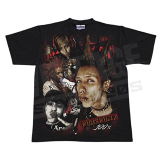 เสื้อยืดโอเวอร์ไซส์พี่เกื้อ Pure Punk 100% ใครสั่งไปใส่ ! บอกได้คำเดียวว่า “ โคตรเท่ “-Bootleg T-ShirtS-3XL