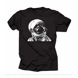 【ขายดี】เสื้อยืด ลายนักบินอวกาศ Laika YQ