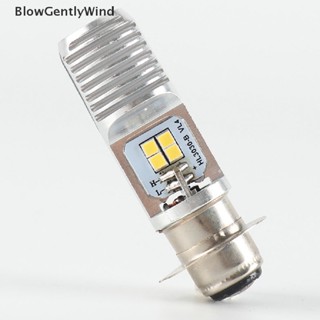 Blowgentlywind หลอดไฟหน้ารถจักรยานยนต์ สกูตเตอร์ Led P15D T19 4LED 1 ชิ้น BGW