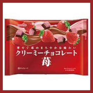 Meito Strawberry Creamy Chocolate คุกกี้ช็อกโกแลตนมสตรอว์เบอรี่ 140g