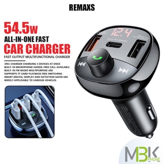 ที่ชาร์จในรถ รุ่น RCC331 54.5W ชาร์จเร็ว PD+QC Car Charger จุกชาร์จในรถยนต์ 2ช่องUSB และ 1ช่องType-C ช่องชาร์จในรถ