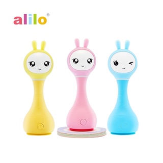 ของเล่นเด็ก แบบอิเล็กทรอนิกส์ สำหรับเด็ก 0-4ขวบ alilo Smarty Rattle R1 เขย่าเปลี่ยนเสียง เพลงนิทานก่อนนอน วัสดุปลอดภัย