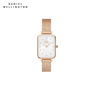 Daniel Wellington นาฬิกา Quadro Lumine Pressed Piano สีโรสโกลด์