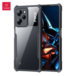 สําหรับ POCO X5 Pro เคส Xundd ถุงลมนิรภัย กันกระแทก คริสตัลใส PC + TPU ฝาหลัง