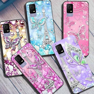 เคสโทรศัพท์ซิลิโคน TPU แบบนิ่ม ลายดอกไม้น่ารัก สําหรับ TCL 405 406