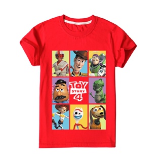 Boys Summer New Cartoon Clothes Toy Story Pattern Children T Shirts Tops Kids Fashion Casual T-shirts Girls Short S_05