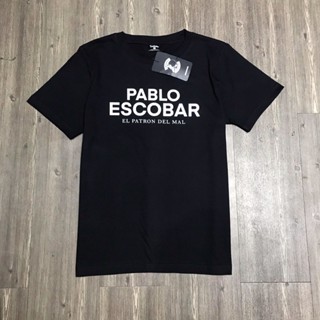 2023เสื้อยืดผ้าฝ้าย เสื้อยืด พิมพ์ลาย Pablo Escobar El Patron Del Mal สําหรับผู้ชาย