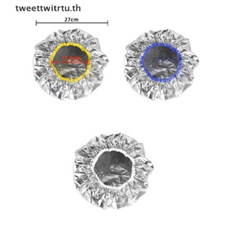 Trtu หมวกคลุมผมอลูมิเนียมฟอยล์ กันน้ํามัน บางพิเศษ สําหรับอาบน้ํา