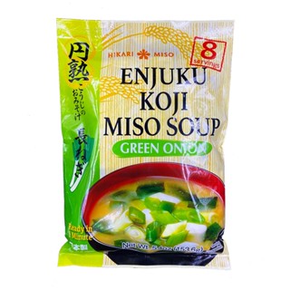 ฮิคาริ MISO มิโซะกึ่งสำเร็จรูปรสหัวหอม 153กHIKARIENJUKU GREEN ONION153G.