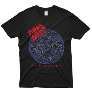 เสื้อยืด พิมพ์ลาย Morbid Angel Altars Of Madness สไตล์วินเทจ คุณภาพสูง