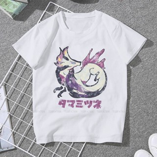 นักล่ามอนสเตอร์  Rise Mizutsune 4XL 5XL TShirt Monster Hunter Pure Cotton Classic T Shirt Girl Tops New Design Fluf_03