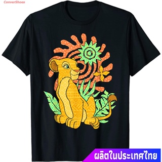 Tee เสื้อยืดลำลอง Disney The Lion King Nala Geometric Pattern Portrait T-Shirt Short sleeve T-shirts_05