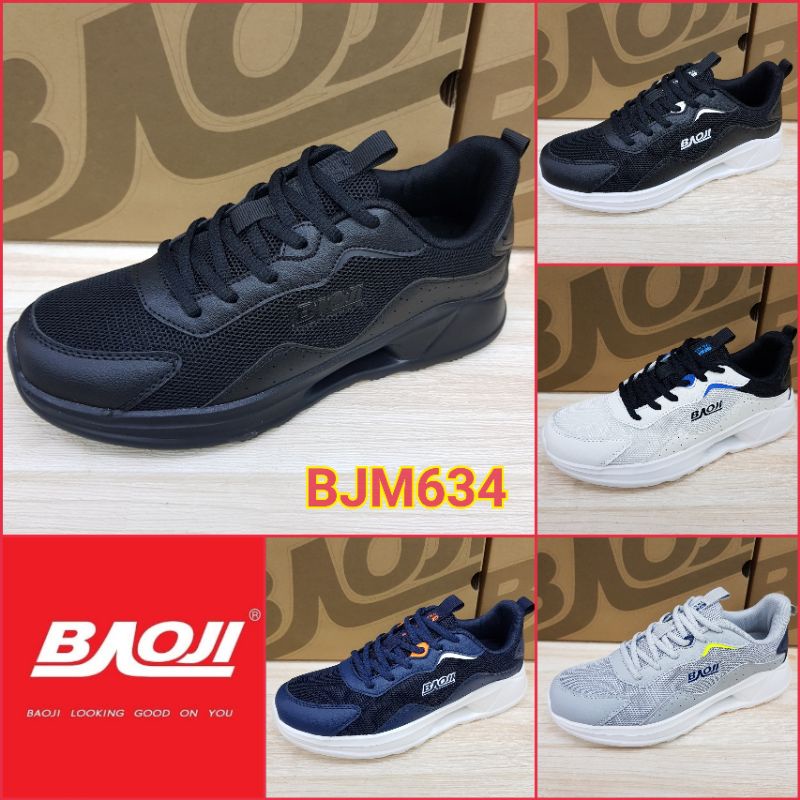 💛New💼BAOJI BJM634 รองเท้าผ้าใบชาย (ไซส์ 41-45) ซ.ย