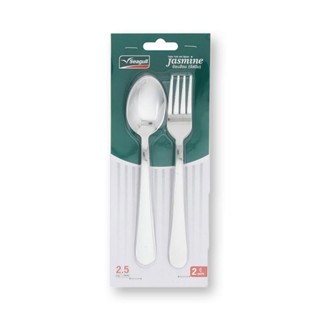 ซีกัล x รุ่นจัสมิน ช้อนส้อม 2คู่Seagull Fork&amp; SpoonJasmine x2 Pairs