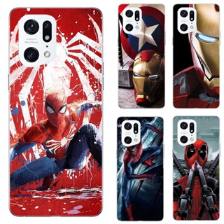 เคสโทรศัพท์ซิลิโคน TPU แบบนิ่ม ลายซุปเปอร์ฮีโร่ Marvel สําหรับ OPPO Find X5 Pro