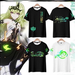 Honkai Impact 3 3D Print T Shirt Women Men Summer Fashion O-neck Short Sleeve Funny Tshirt Graphic Tees Mobius Cosp_01