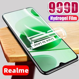 Full Curved Protective Hydrogel Film For Realme 10 9 8 7 Pro Plus 9i 8i C30 C35 C33 C30S C21 C21Y C15 C25 C25S Narzo 50 Pro 50Pro 50i Prime GT2 Pro GT Master Neo3 T Neo2 Neo3T 5G 4G Screen Protector,Not Tempered Glass