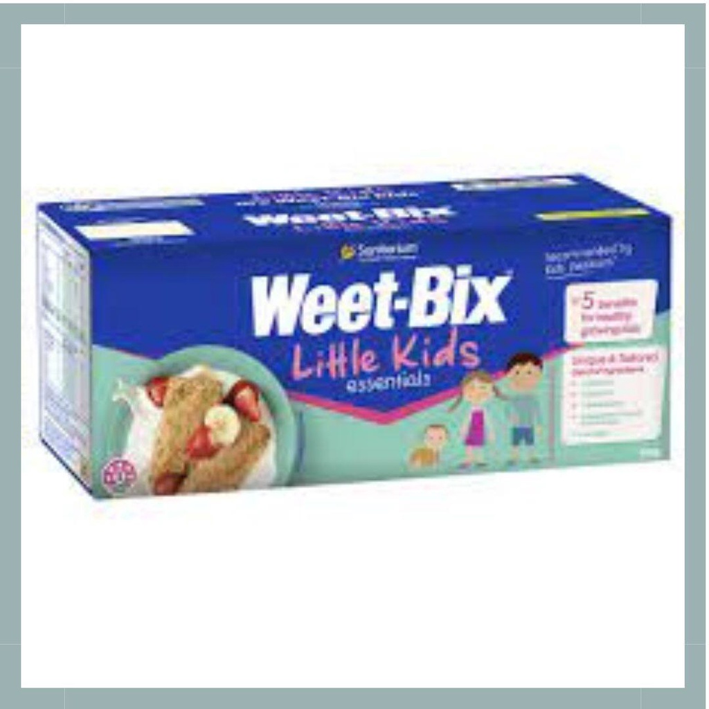 ซีเรียลธัญพืชอัดแท่งสำหรับเด็ก Sanitarium Weet-Bix Little Kids Essentials 5 400g
