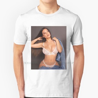 เสื้อยืด ผ้าฝ้าย 100% พิมพ์ลาย Lana Rhoades Mia Khalifa Mia Malkova Angela สีขาว เซ็กซี่ สําหรับผู้หญิง