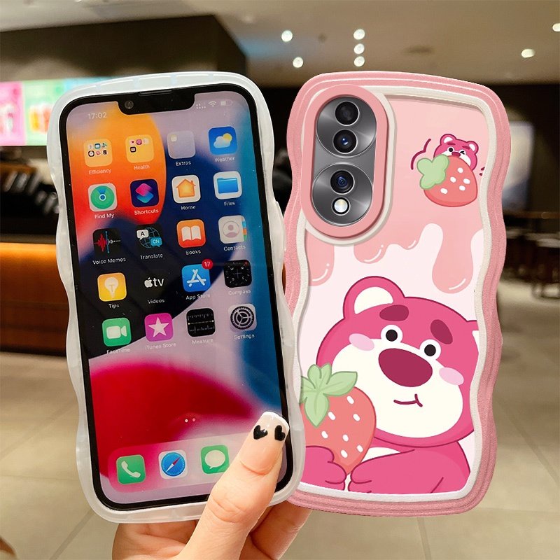 การ์ตูน Patrick Star Kurom Wave เคสโทรศัพท์ Huawei Honor 70 Honor 50 SE Nova 9 SE Honor X9 X7 P30 Li