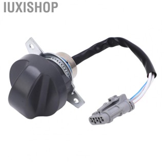 Iuxishop Throttle  Knob Switch  Perfectly Match Excavator Throttle  Knob Accurate Size Effective Control ABS Alloy Steel  for SC150 SC210 SC220 SC260