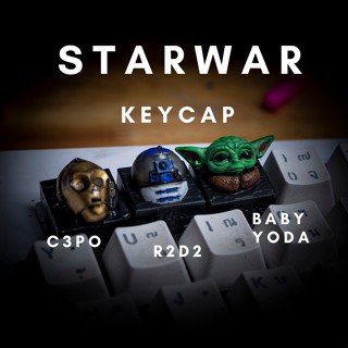 ส่งฟรี  Artisan keycap  Starwar