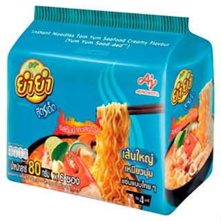 ยำยำสูตรเด็ดรสต้มยำทะเลน้ำข้น80ก. 6YUM  แพ็คYUM SOODDED TOMYUMSEAFOODCREAMY80GPACK6