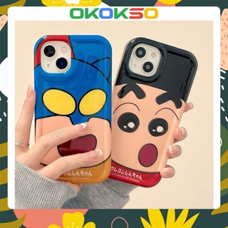 เหมาะสําหรับเคสโทรศัพท์มือถือ OPPO Reno9 / Reno8 / Reno7pro / reno6 / 7z / 5 การ์ตูนใหม่ไข่เค็มซูเปอร์แมนป้องกันการตกเคสโทรศัพท์มือถือเคสนุ่ม R17 คู่รุ่น A53 / A31 / Findx3pro / Findx5pro