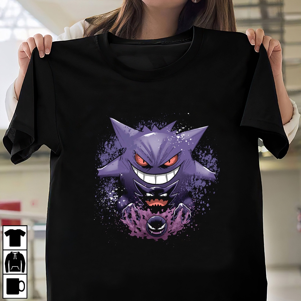 Pokemon Gengar Evolution Retro T, Gengar, Pokemon, 80s Cartoon, Gengar, Snorlax, Charmater, Gengar E