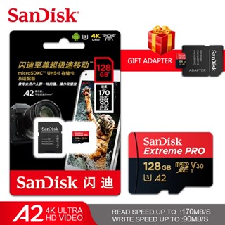 【พร้อมส่ง】การ์ดหน่วยความจํา 1tb 64gb 128gb 256gb 512gb C10 A2 170MB/s PRO U3 Micro SD สําหรับโดรน สมาร์ทโฟน sur