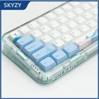 136 คีย์ Haiyun Keycaps XDA Profile ปลาวาฬมหาสมุทร PBT Dye Sub คีย์บอร์ดแบบกลไก Keycap