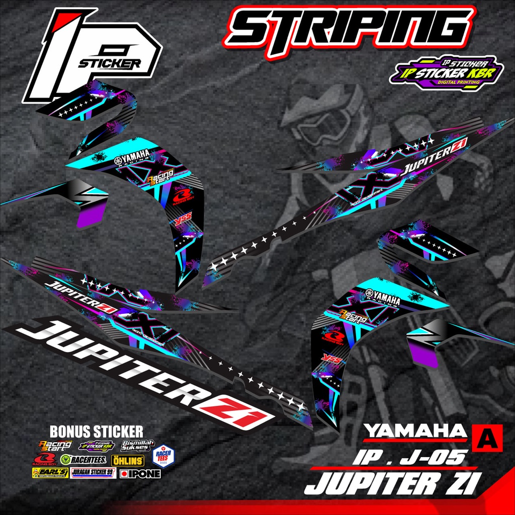 Yamaha Jupiter Z1 Striping CODE M790 สติ๊กเกอร์มอเตอร์ไซค์ Striping LIST VARIATION Yamaha Jupiter Z1