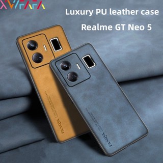 เคสโทรศัพท์มือถือหนังแกะ แบบนิ่ม ผิวด้าน กันกระแทก สําหรับ Realme GT3 GTNEO5 Realme V30 Realme 9 9i Q5 Pro Q3S Q3t GT Neo 3T