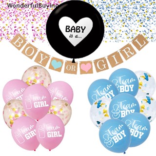 WBTH 24pcs/set Team Boy Team Girl Stickers Boy or Girl Vote Sticker for Gender Reveal Vary