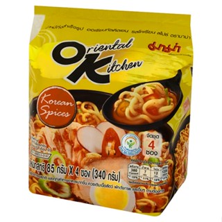 มาม่าออเรียลทัลโคเรียนสไปซ์85ก. 4MAMA  แพ็คORIENTAL KITCHEN KOREANSPICES85GPACK4