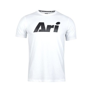 ลายน่ารัก ▲▣✸UU street ARI SIGNATURE LIFESTYLE TEE - WHITE/BLACK เสื้อยืด อาริ ซิกเนเจอร์ สีขาว ผ้าฝ้ายแท้