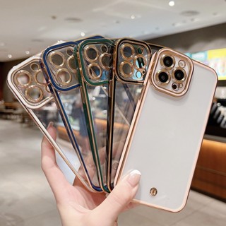 เคสโทรศัพท์มือถือแบบนิ่ม TPU ใส กันรอยเลนส์กล้อง สําหรับ Samsung A04 A04e A24 A14 A34 A54 S23 Ultra S23+