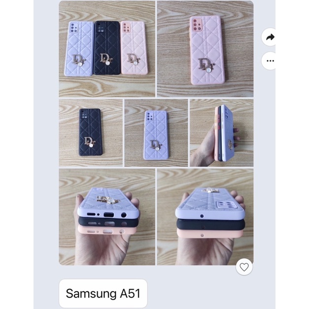 เคส Samsung A51, A21S ด้านหลังหนังยืดหยุ่น