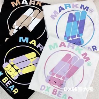 Markm เสื้อยืดแขนสั้น พิมพ์ลายหมี สําหรับผู้ชาย