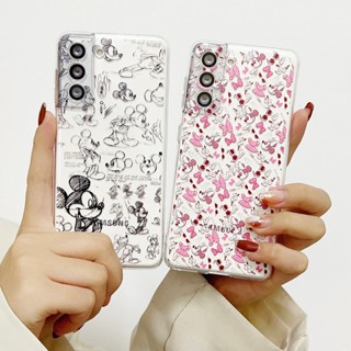 เคสโทรศัพท์มือถือแบบนิ่ม TPU กันกระแทก ลายมิกกี้ มินนี่เมาส์ สําหรับ Samsung Galaxy S23 Ultra S22 S21 S10 S20 Plus S23+ S21+ S20 S21 FE S21Ultra Note 20 S22 Ultra 5G