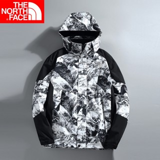 The North Face เสื้อแจ็กเก็ตกันฝน แบบนิ่ม ทรงหลวม กันน้ํา ขนาดใหญ่ คุณภาพสูง สําหรับผู้ชาย 2023 ไซซ์ L - 6XL