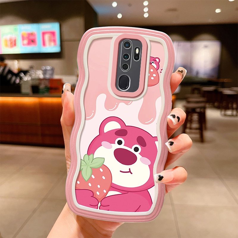 การ์ตูน Kuromi Curly Waveเคสโทรศัพท์Oppo A53 2020 A3s Realme C1 V23 5G A77 2022 5G A31 2020 F11 A9 R